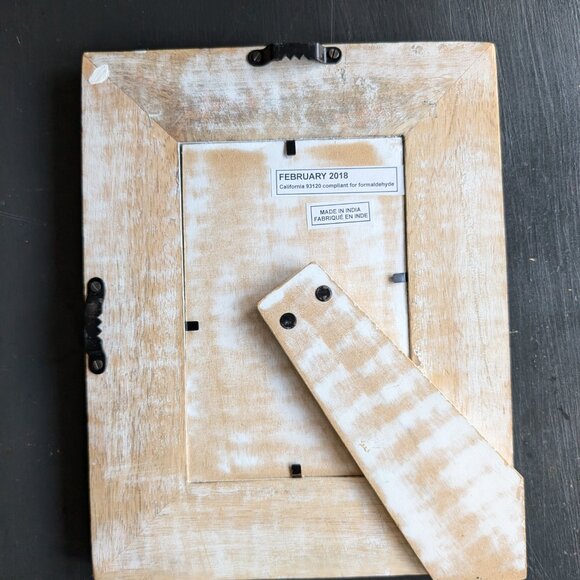 Original Watercolor Hot Pink Christmas Tree in Wooden Frame - Christmas decor - Picture 4 of 5